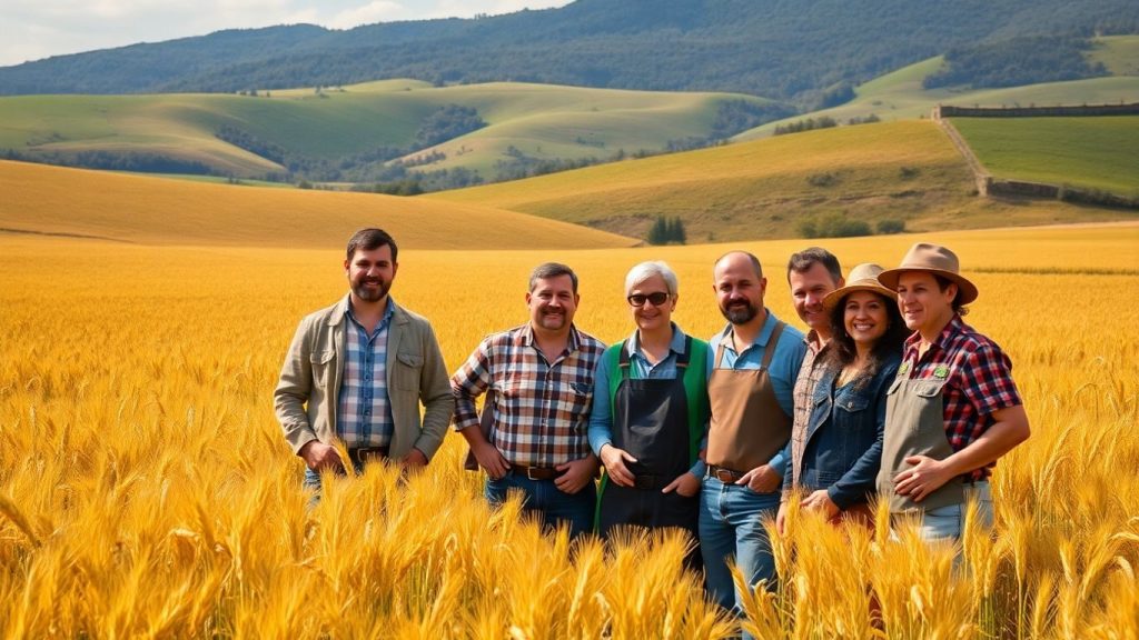Fermieri români organizați pentru profit real în câmp.