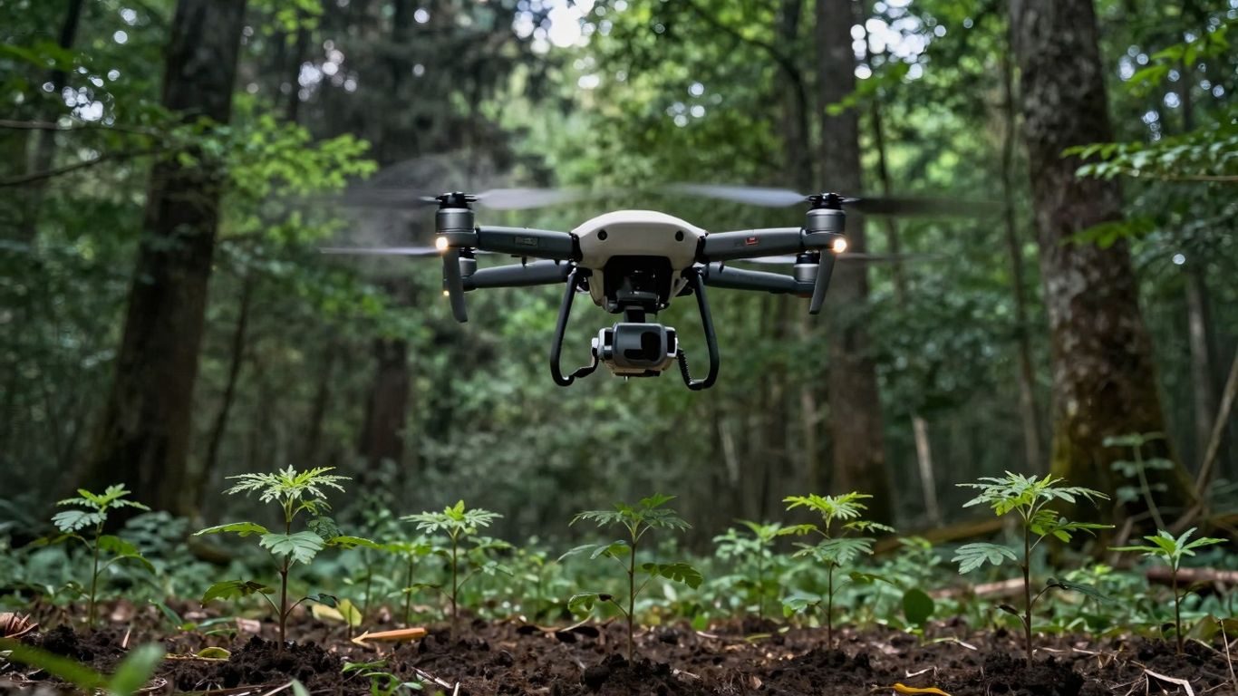 Tehnologia care plantează păduri: dronele ce refac ecosisteme în timp record